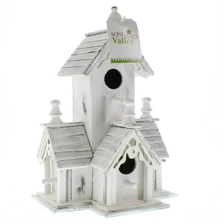 - Modern Birdhouse, Cute Wooden Outdoor Bird House
