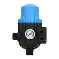 thumbnail image 1 of Controlador automático de presión de bomba con manómetro, interruptor de control electrónico de bomba de agua, 220-240 V, 1 of 14