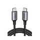 thumbnail image 1 of Cable Cargador Ugreen 50150 Usb C Carga Rápida 1m Gris, 1 of 5