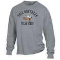thumbnail image 2 of Men's ComfortWash Gray Ohio Northern Polar Bears Arch Logo Garment Dyed Long Sleeve T-Shirt, 2 of 3
