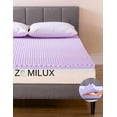 thumbnail image 1 of Sobrecolchón Zomilux Colchoneta Memory Foam con Lavanda Relajante 7 Zonas de Confort Individual, 1 of 6