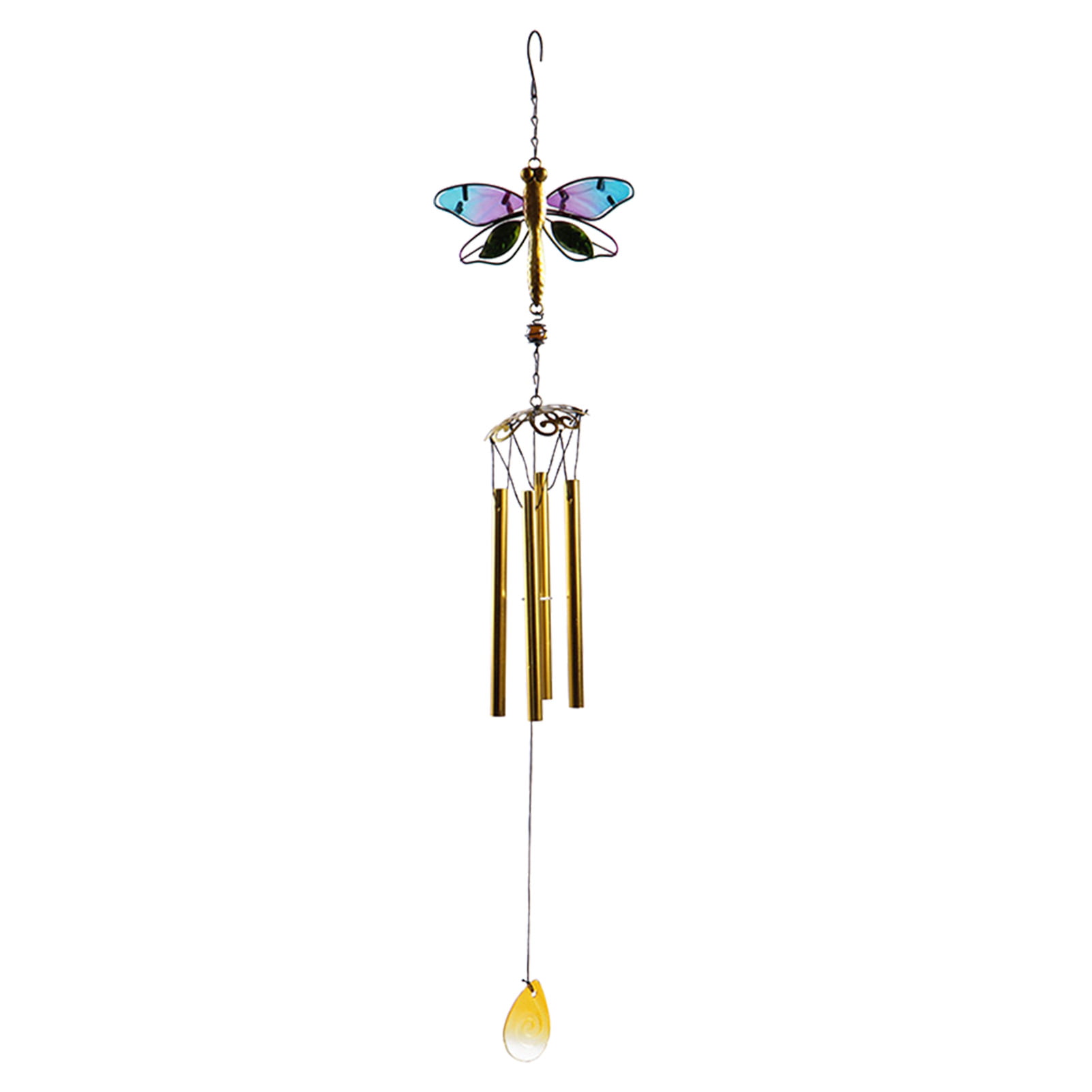 Garden Patio Home Decor Wind Chime Hummingbird Dragonfly Gift Mobile Art Craft 