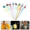 thumbnail image 3 of WEUVEB Outer Space Reusable Multi-Color Drinking Straws, Fun Party Accessories for Kids and Adults, Decorative Straws, 3 of 8