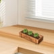 thumbnail image 5 of Caja de maceta de madera, Maceta para plantas suculentas, Organizador, Vintage Floral, Naranja, 5 of 7