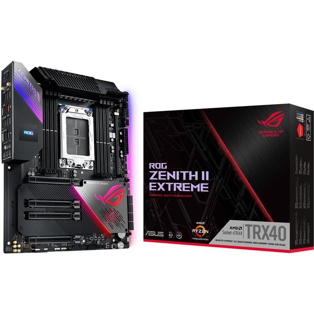 Asus Rog 90mb12c0 M0aay0 Zenith Ii Extreme Desktop Motherboard Walmart Com Walmart Com
