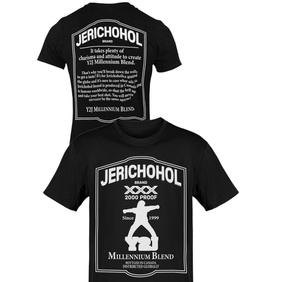 Chris Jericho Y2J 2000 Proof Jerichohol Mens T-shirt 5XL
