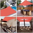 thumbnail image 2 of Yescom 12x8 Ft 97% UV Block Rectangle HDPE Sun Shade Sail Heavy Duty Canopy Backyard, 2 of 11