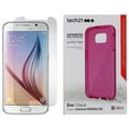 thumbnail image 1 of Case/Screen Protector for Galaxy S6, Tech21 Pink Evo Check [ANTI-SHOCK] Cover + PureGear Tempered Glass Screen Guard for Samsung Galaxy S6 (SM-G920), 1 of 5