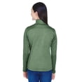 thumbnail image 3 of Devon & Jones Women's Central Cotton Blend Mélange Knit Top, FOREST/ FORST HT, S, 3 of 3