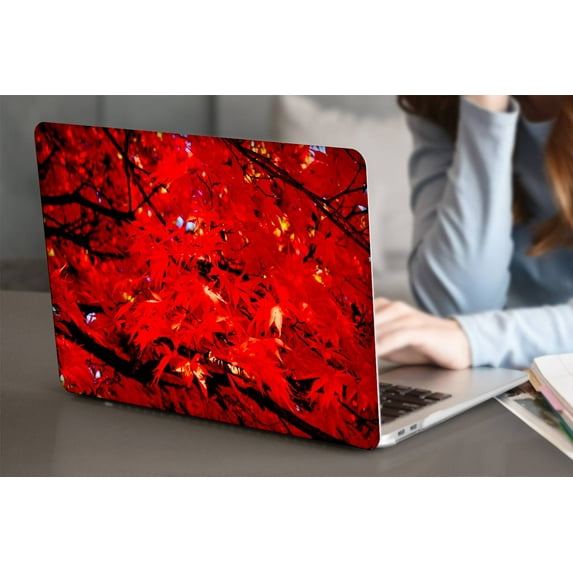 KSK KAISHEK Only for MacBook Air 13.6 Inch Case 2022.0 Release Model A2681 m2, Plastic Hard Shell Case Cover + Black Keyboard Cover, Plants series 0294
