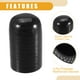 thumbnail image 5 of 1 tapón de extremo de manguera de vacío de admisión de tapa de refrigerante de silicona universal de 28 mm de diámetro interior de 1,10 pulgadas - Coche para puerto de agua de vacío de derivación del calentador de refrigerante - Silicona negra Unique Bargains Tapa de manguera de silicona, 5 of 6
