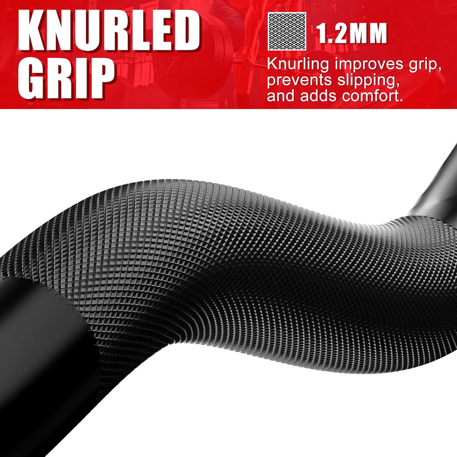 Curl Barbell 4ft - 330lb Weight Capacity for Arm Sculpting and Strength Training