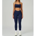 thumbnail image 3 of PISONIC Two Piece Workout Sets For Women Sport Bra Matching High Waist Scrunch Butt Leggings Gym Yoga Active Wear Outfits, 3 of 7