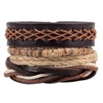 thumbnail image 1 of Pulsera de cuentas de madera tejida hecha a mano de la marca Vintga de moda unisex Likrtyny Para estrenar, 1 of 6