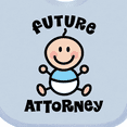 thumbnail image 4 of Inktastic Future Attorney Lawyer in Training Boys Baby Bib, 4 of 4