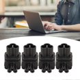 thumbnail image 4 of 4PCS IEC320 C6 to IEC320 C5 Power Adapter Plug and Play C6 to C5 Right Angled 90 Degree Power Adapter for UPS PDU Server, 4 of 5