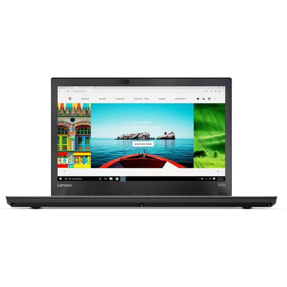 Restored Lenovo ThinkPad T470 14" FHD Touch Intel Core i5-6300U 2.4 GHz 8GB DDR4 256GB SSD Intel HD 520 Windows 11 Pro Laptop, Black (Refurbished)