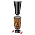 thumbnail image 2 of Mugzie 16-Ounce Tumbler Drink Cup with Removable Insulated Wetsuit Cover - Cowboy Boots (tan), 2 of 4