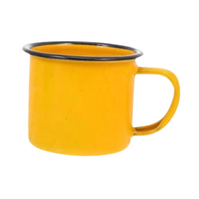 Taza de café esmaltada Strade Fareast Limited Amarillo 6x6 cm