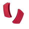 thumbnail image 1 of Handle Grips Le Creuset, silicona, juego de 2 unidades, 5 x 2,5 cm, color cereza, 1 of 2
