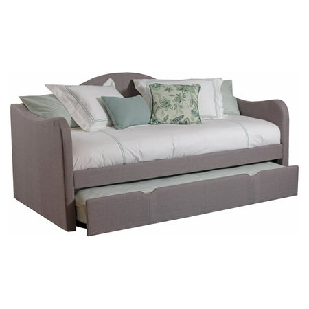 Powell Upholstered Day Bed, Taupe