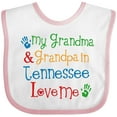 thumbnail image 3 of Inktastic Tennessee Grandma Loves Me Boys or Girls Baby Bib, 3 of 4