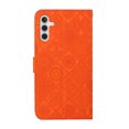thumbnail image 5 of Feishell Flip Case Compatible with Samsung Galaxy A14 5G,Wallet Case with Card Holder Stand PU Leather Embossed Pattern Slim TPU Bumper Shockproof Magnetic Clasp Folio Phone Cover,Orange, 5 of 9