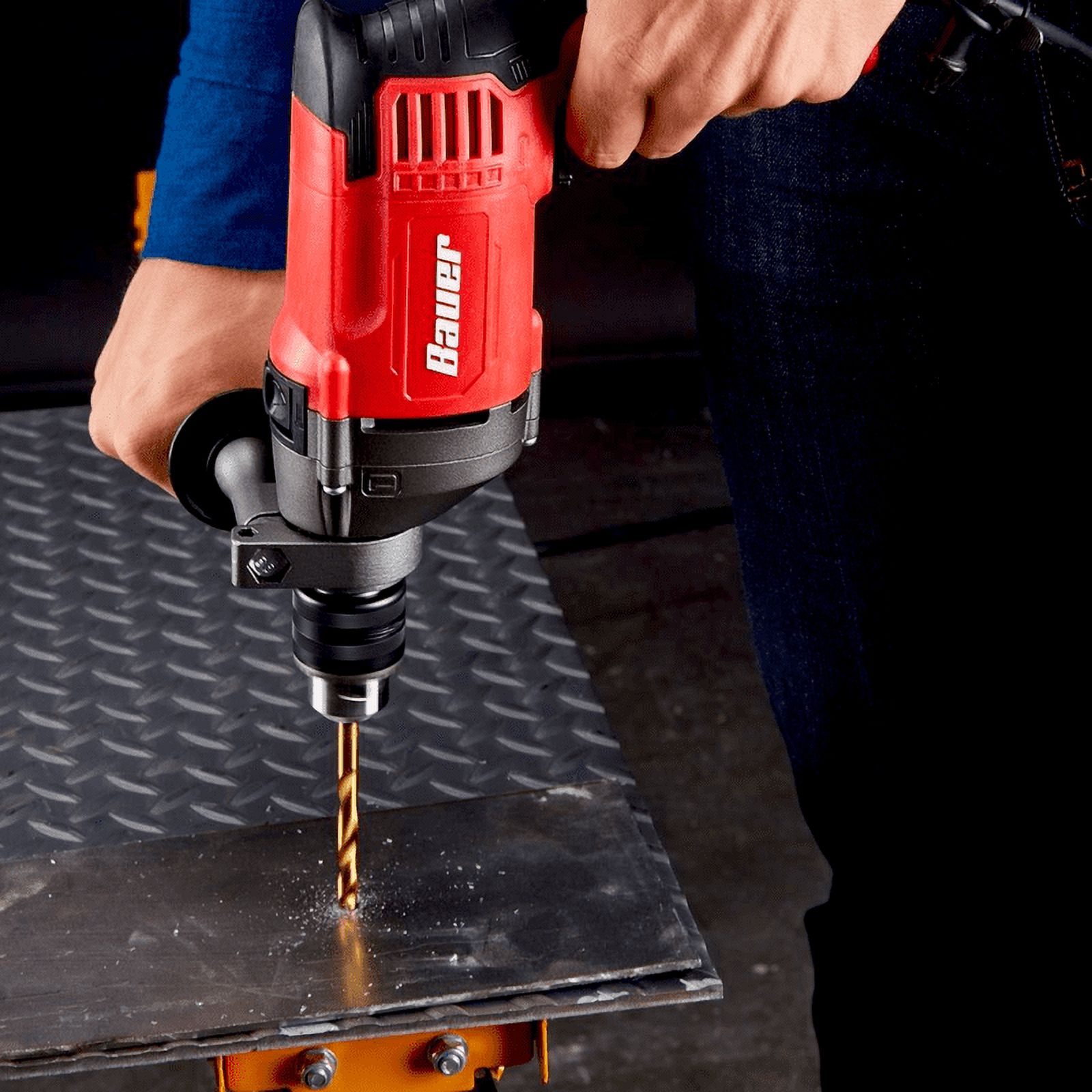 NEW 7.5 Amp 1/2 Inch Variable-Speed Electric Hammer Drill with 2800 RPM, Red