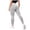 Gray, variant on COMVALUE Yoga LeggingsWomen's Butt Lifting High Athletic Pants Tummy Control Ruched Leggings Pants (White, S)