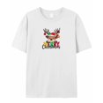 thumbnail image 5 of T Shirts for Women Short Sleeve Cotton Crewneck T-Shirt, Merry Christmas Cute Santa Claus Hat Deer Tee Tops Casual Basic T-Shirts, XS-5XL White S, 5 of 7