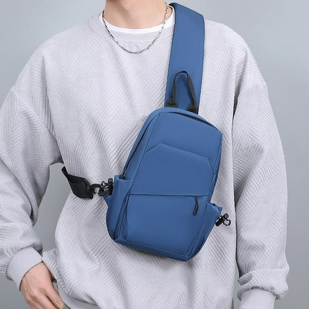 Bolso bandolera de hombro para hombre | Mochila bandolera ultraligera para mujer | Mochila de viaje antirrobo impermeable de gran capacidad para ciclismo al aire libre, senderismo, desplazamientos