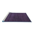 thumbnail image 2 of Ahgly Company Machine Washable Indoor Rectangle Abstract Blue Contemporary Area Rugs, 3' x 5', 2 of 4