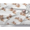 thumbnail image 3 of Soimoi Cotton Poplin Fabric Golden Retriever Dog Printed Craft Fabric by The Yard 56 Inch Wide, 3 of 3