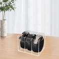 thumbnail image 4 of HONMEET 1Set Transparent Acrylic Containers Organizers Rectangular Shape for Closet Desk Shelves Space-saving Storage, 4 of 8