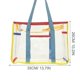 thumbnail image 2 of Beach Bag Outdoor Tote Bag Beach Transparent Bag Handheld Beach Bag Vacation Tote Beach Handbag, 2 of 4