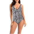 thumbnail image 2 of Maillots de Bain une Pièce pour Femmes, Maillot Froncé à Torsade devant, Contrôle du Ventre, Monokini, 2 of 9