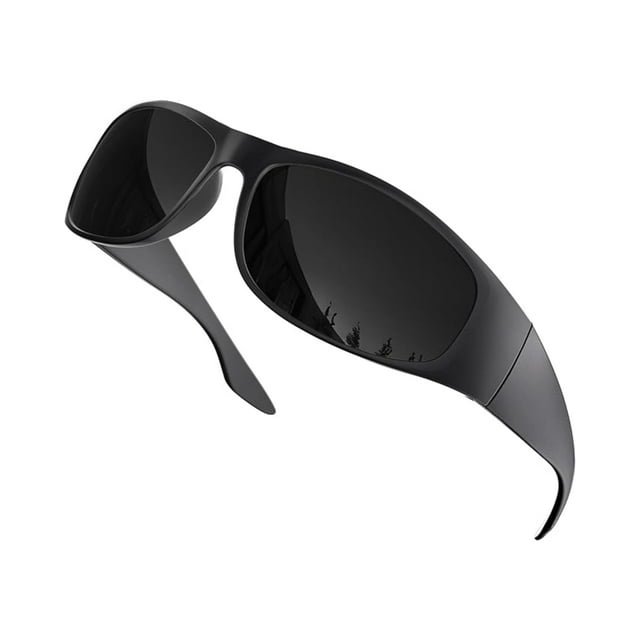 Pulidora de Gafas grinderPUNCH Super Oscuras Polarizadas Estilo Biker Negro