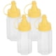 thumbnail image 1 of 4 mini botellas exprimibles para condimentos, kétchup, mostaza pequeña para aderezo de ensaladas., 1 of 7