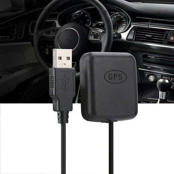 MYG Antenne Récepteur GPS 3 Mètres Câble RG174 avec Interface USB pour Voiture Ordinateur Portable Téléphone