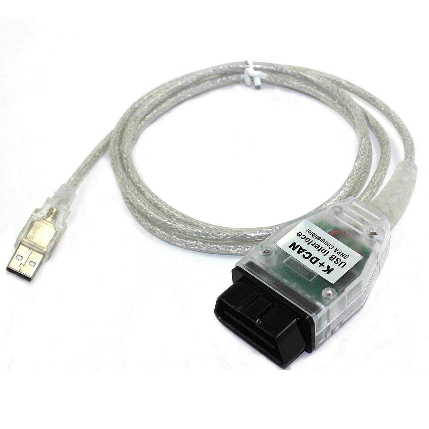 INPA/Ediabas K+D-CAN DCAN USB Interface OBD2 EOBD Diagnostic Tool Cable for BMW 