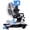 Blue + Steel+1, variant on LIANGKA 12 Inch Dual Bevel Sliding Miter Saw with Laser Guide 80T Blade 15Amp ETL Certified