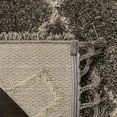 thumbnail image 4 of SAFAVIEH Moroccan Fringe Lavern Geometric Shag Runner Rug, Grey/Cream, 2'3" x 9', 4 of 8