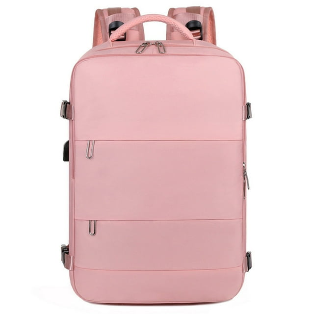 High Capacity Travel Backpack with Multiple Compartments for Versatile Use on Hiking Work and Airplane Trips