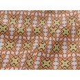 thumbnail image 4 of oneOone Viscose Jersey Fabric Ethnic Geometric Flame Stitch Printed Fabric 1 Yard 60 Inch Wide, 4 of 5