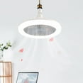 thumbnail image 4 of Luz del Ventilador de Techo, Enfriamiento Cómodo 3 Velocidad de Viento 6500K Luz de Ventilador PC Abs Con Base de Lámpara E27 para Espacio, 4 of 7