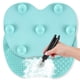 thumbnail image 1 of Alfombrilla de silicona para limpieza de brochas de maquillaje, almohadilla limpiadora para brochas de maquillaje, alfombrilla de limpieza para brochas cosméticas, herramienta de lavado, 1 of 5