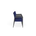 thumbnail image 3 of Pemberly Row Waiting Reception 4 Seat Tandem Seating Wood Frame in Blue, 3 of 5