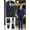 blue, variant on Men’s 3-Piece Tuxedo Suit with Jacket, Vest & Pants, Gift a suit exclusive dust bag, Classic Formal Style with Garment Bag – Perfect for Weddings, Proms & Special Events