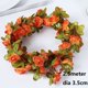 thumbnail image 1 of Guirnalda colgante de vid de flores de rosas artificiales para decoración de boda, hogar, sala de estar, primavera, otoño, jardín, planta falsa de hiedra DIY, 1 of 5