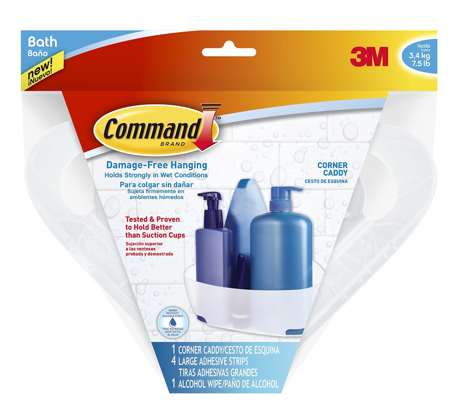 3m command bathroom corner shelf - felipeberontatt.com.